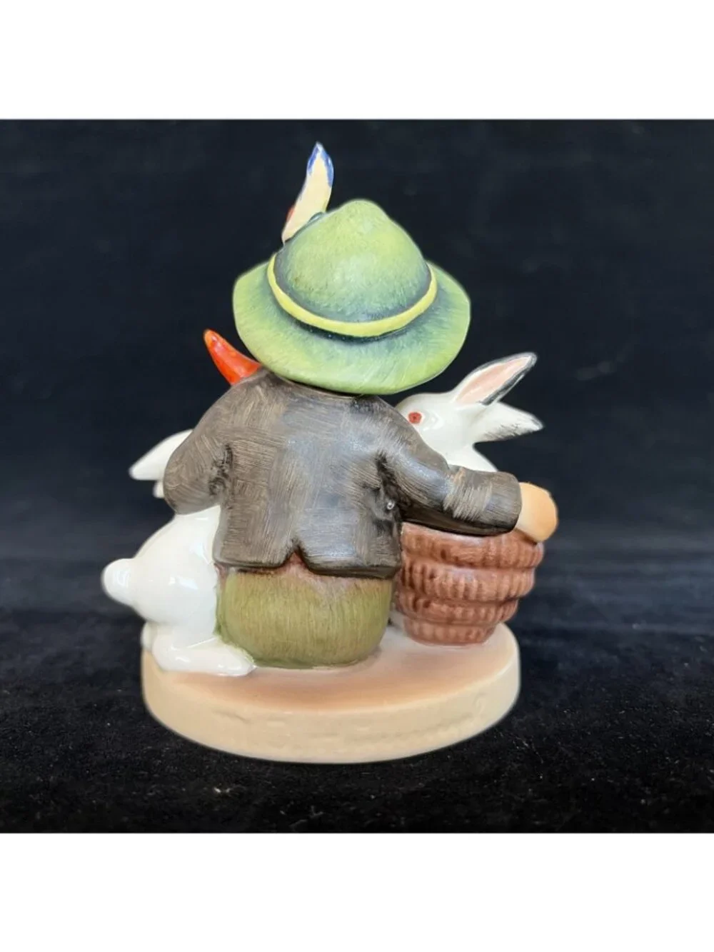 Vintage Goebel MI Hummel 58/0 Playmates Boy Rabbits TMK5 W Germany 4in Figurine